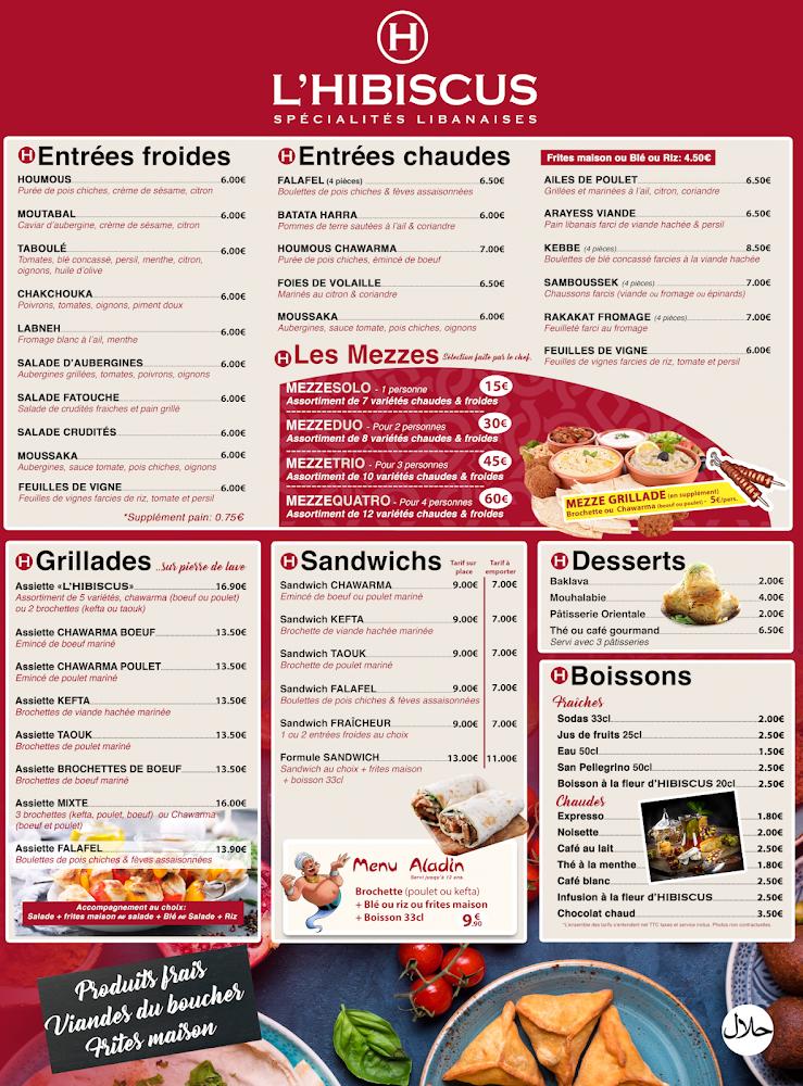 L’Hibiscus - Menu Image 1