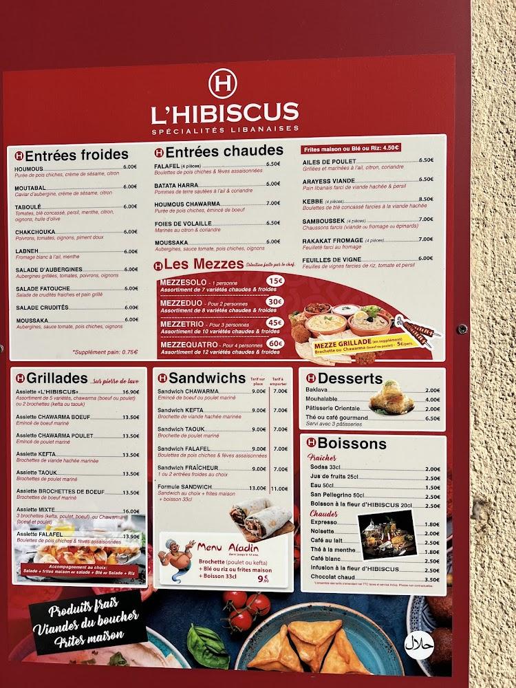 L’Hibiscus - Menu Image 3