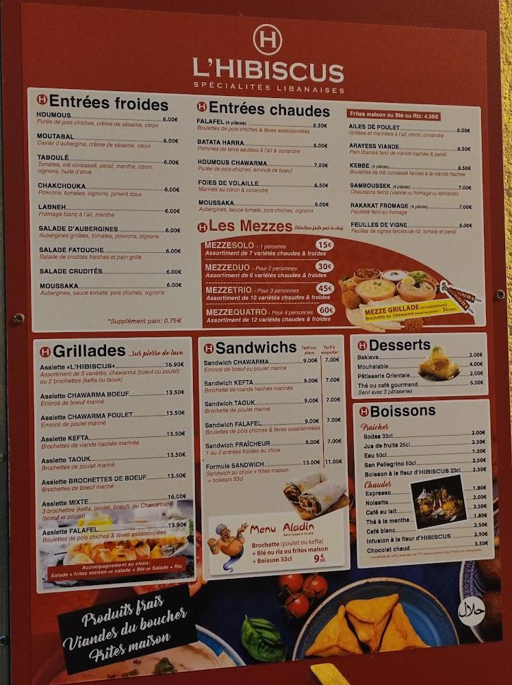 L’Hibiscus - Menu Image 4